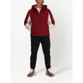 Tommy Hilfiger two-tone padded hooded jacket - Red