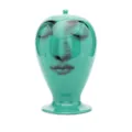 Fornasetti Jar by "Bitossi Ceramiche" - Green