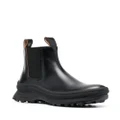 Jil Sander rubber-sole chelsea boots - Black
