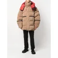 Dsquared2 padded-panel coat - Brown