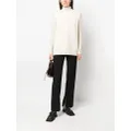 Jil Sander cashmere wool blend knit vest - White