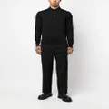 Zegna knitted polo shirt - Black