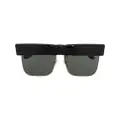 Linda Farrow Rosalie square-frame sunglasses - Black