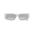 Balenciaga Eyewear LED square-frame sunglasses - Silver