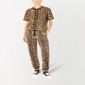 Dolce & Gabbana leopard-print short-sleeve T-shirt - Brown