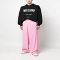 Moschino Couture! print hoodie - Black