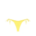 Moschino logo-patch bikini bottoms - Yellow
