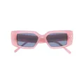 Valentino Eyewear rectangular-frame sunglasses - Pink