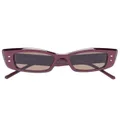 Valentino Eyewear rectangular-frame sunglasses - Red