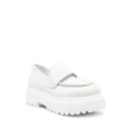 Le Silla Ranger leather loafers - White