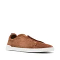 Zegna low-top slip-on sneakers - Brown