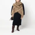 Uma Wang oversized faux-fur gilet - Brown