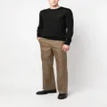 Zegna fine-knit wool jumper - Black