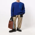 sacai drawstring-fastening track trousers - Brown