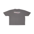 Balenciaga Political Campaign logo-print T-shirt - Grey