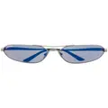 Balenciaga Eyewear tinted round-frame sunglasses - Silver