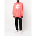 Dsquared2 graphic-print long-sleeve hoodie - Pink