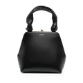 Jil Sander leather shoulder bag - Black