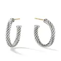 David Yurman sterling silver Cable hoop earrings