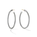 David Yurman sterling silver Cable hoop earrings