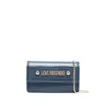 Love Moschino logo-detail crossbody bag - Blue