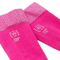 Wolford x Sergio Rossi crystal-studded socks - Pink