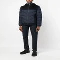 Corneliani hooded padded-design jacket - Blue