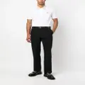 Versace Greca short-sleeved polo shirt - White
