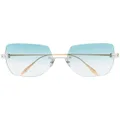Dita Eyewear gradient butterfly-frame sunglasses - Gold