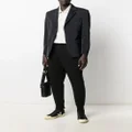 Emporio Armani straight-leg tracksuit bottoms - Black