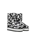 Dolce & Gabbana City graffiti print ankle boots - Black