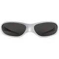 Balenciaga Eyewear Skin XXL cat-eye sunglasses - Silver