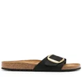 Birkenstock Madrid buckle-detail slide sandals - Brown