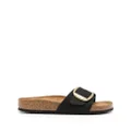 Birkenstock Madrid buckle-detail slide sandals - Brown