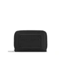 Dolce & Gabbana logo-embossed leather zip-around wallet - Black