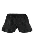 Alexander McQueen Graffiti swim shorts - Black