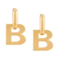 Balenciaga B Chain XL earrings - Gold