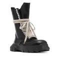 Rick Owens lace-up leather boots - Black