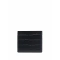 Balenciaga folded logo wallet - Black