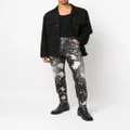 Dsquared2 paint splatter-print denim jeans - Black