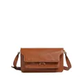 Marni Trunk leather shoulder bag - Brown