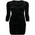 ISABEL MARANT Goji velvet minidress - Black
