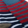 Paul Smith fine-knit striped ankle socks - Blue
