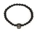 Alexander McQueen Pavé Skull beaded bracelet - Black