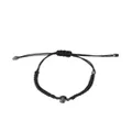 Alexander McQueen Pavé Skull Friendship bracelet - Black