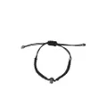 Alexander McQueen Pavé Skull Friendship bracelet - Black