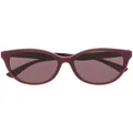 Gucci Eyewear round frame sunglasses - Purple