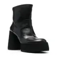 Premiata platform-sole 125mm heeled boots - Black