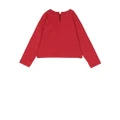 Monnalisa teddy-print long-sleeve T-shirt - Red