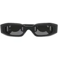 Versace Eyewear oversized-frame Medusa sunglasses - Black